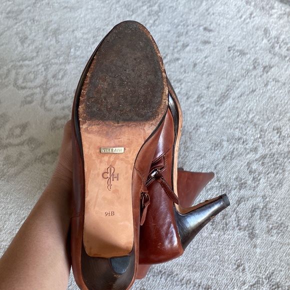 Cole Haan Nike Air Knee High Leather Boots - Picture 10 of 13